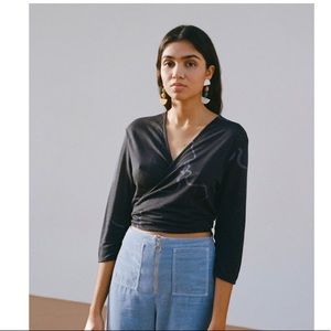 Paloma Wool Armor Wrap Top